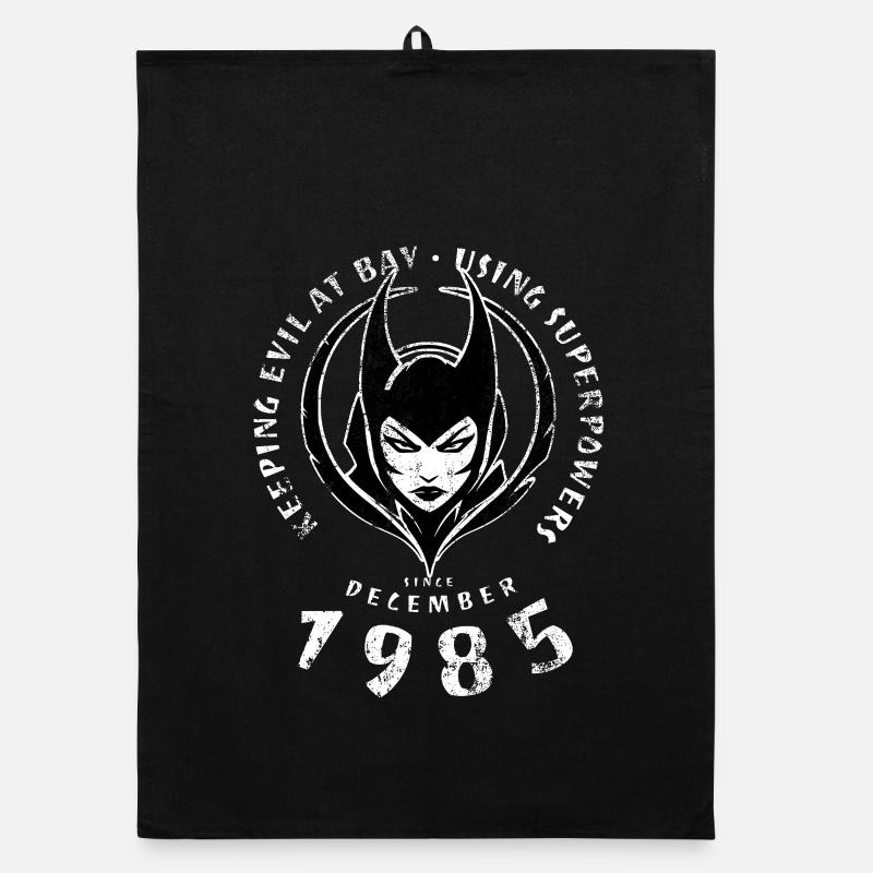 40. Geburtstag Using Superpowers Since 12/1985 Organic Geschirrtuch