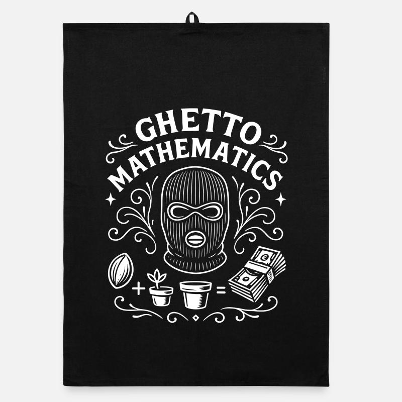 Ghetto Mathematics Organic dish towel