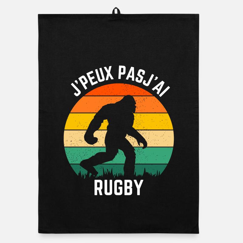 Sasquatch Rugby Retro Soleil Torchon bio
