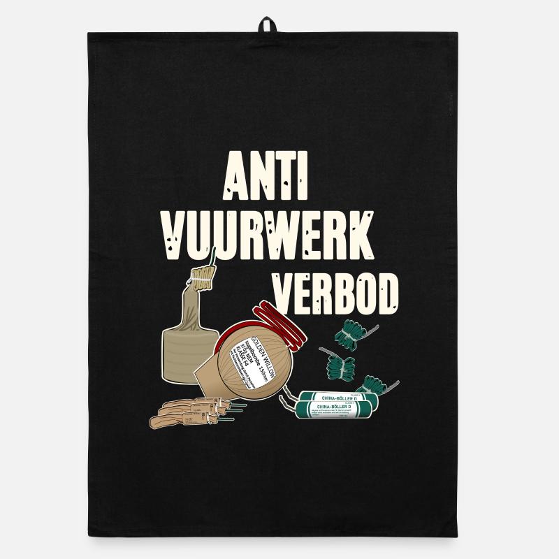 Vuurwerk Pyro Organic Geschirrtuch