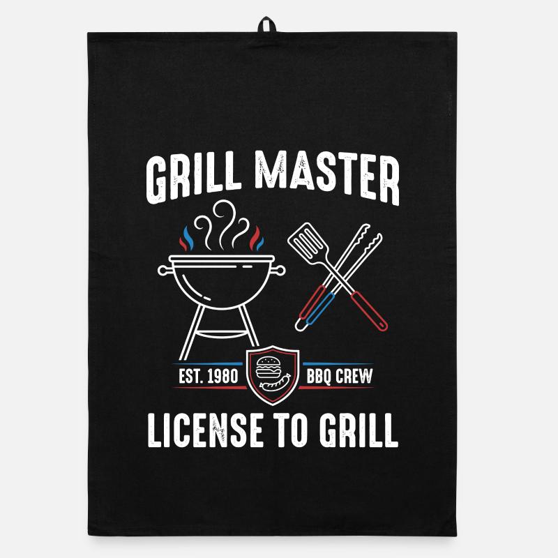 Grill Master License to Grill Organic dish towel