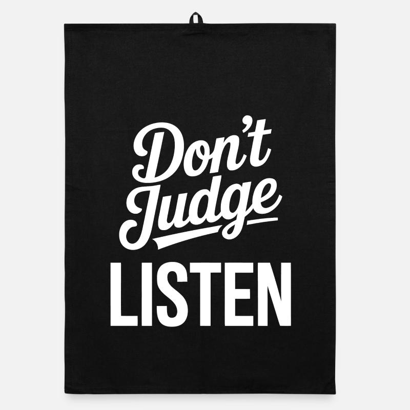 Do Not Judge Organic dish towel