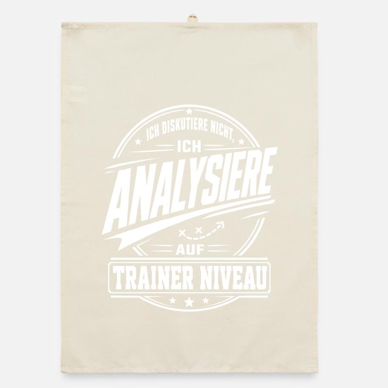 Analyse auf Trainer Niveau Organic Geschirrtuch