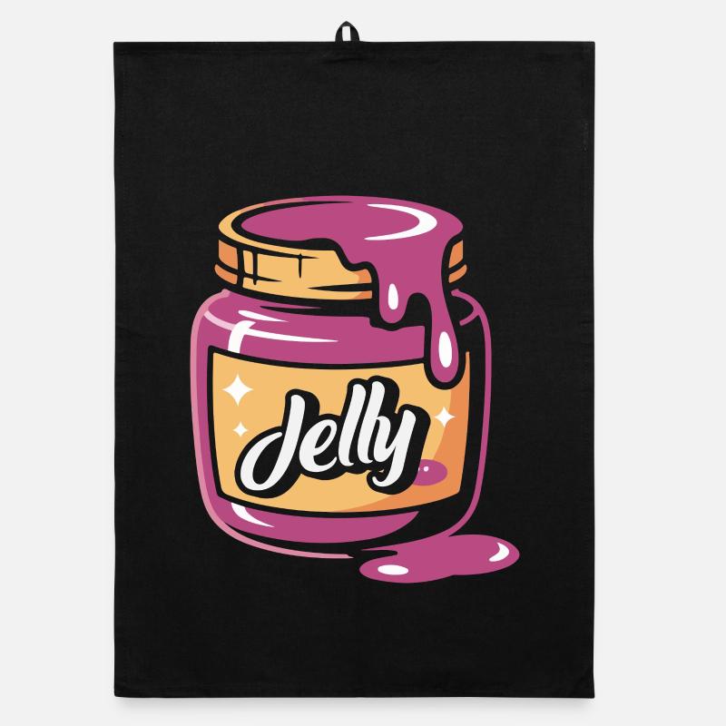 Peanut Butter & Jam Partner Look Design Organic dish towel