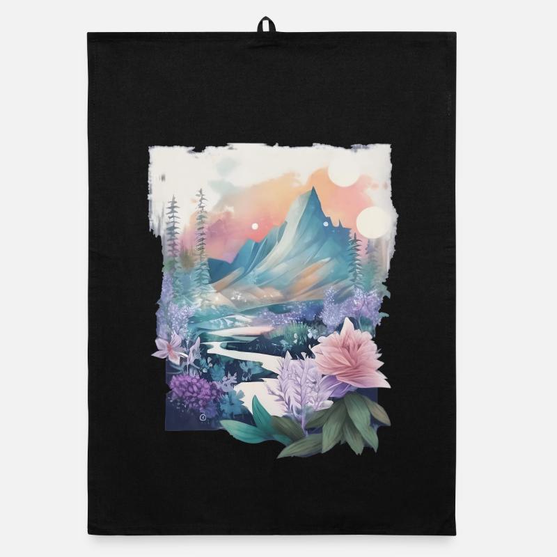 Paysage fleuri Torchon bio