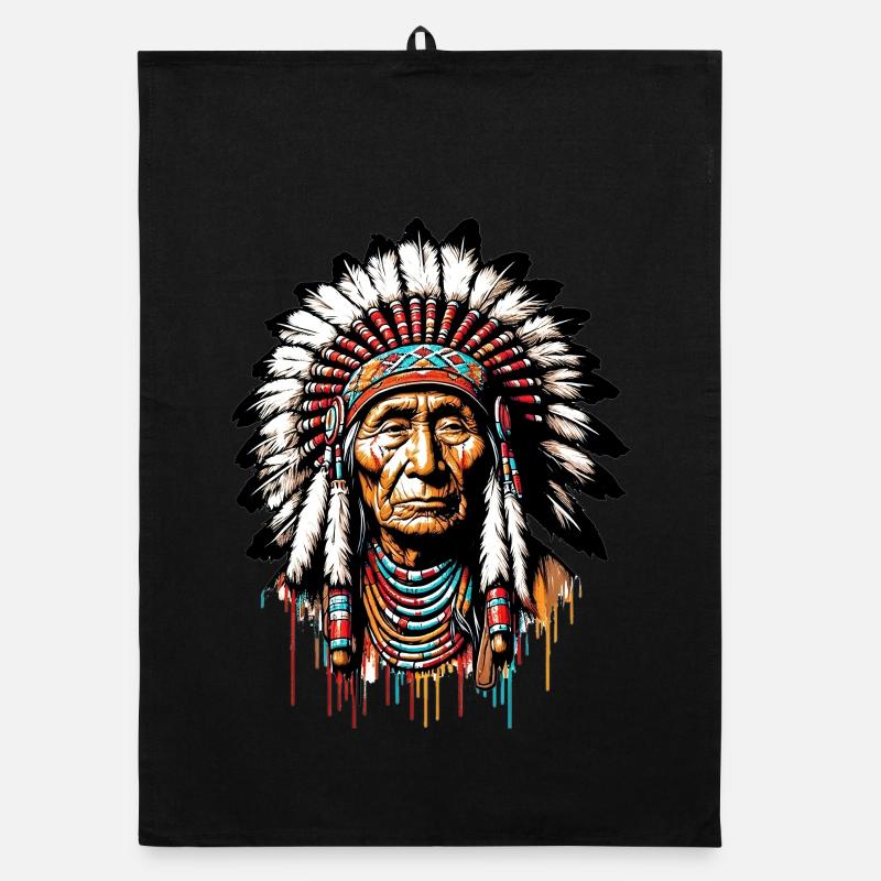 American Indian American Organic dish towel