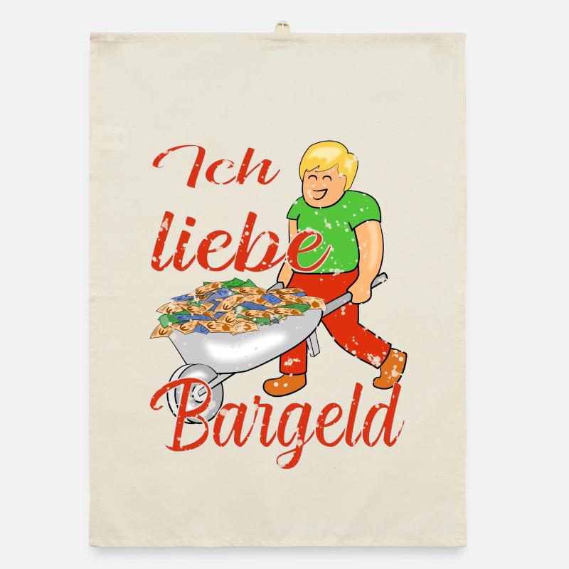 Bargeld Geld Organic Geschirrtuch