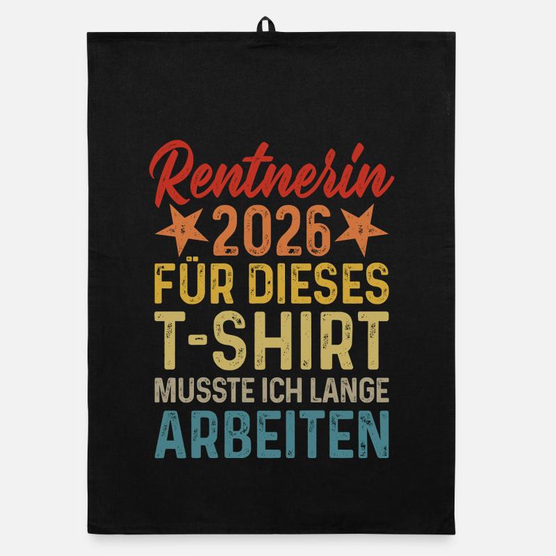 Retraité 2026 Torchon bio