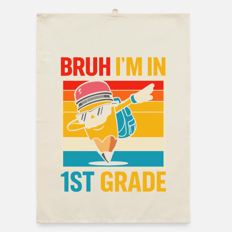 1. Klasse Einschulung Organic Geschirrtuch