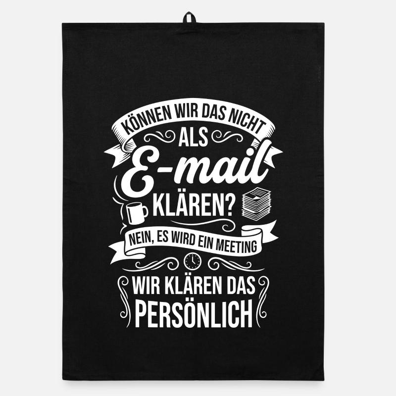 Können wir das nicht als E-Mail klären? Organic Geschirrtuch