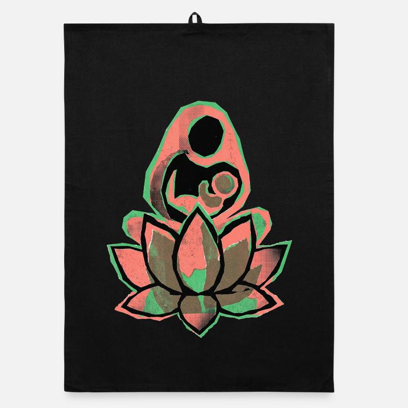 Mutter Kind Yoga Organic Geschirrtuch