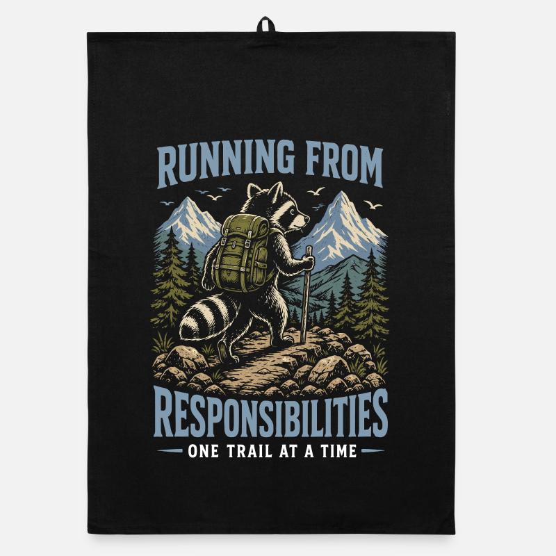 Running from Responsibilities-One Trail at a Time Organic dish towel
