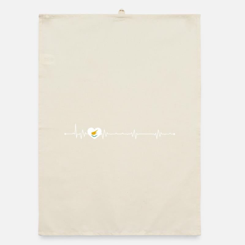 Bird Within Pulse Heart Organic dish towel
