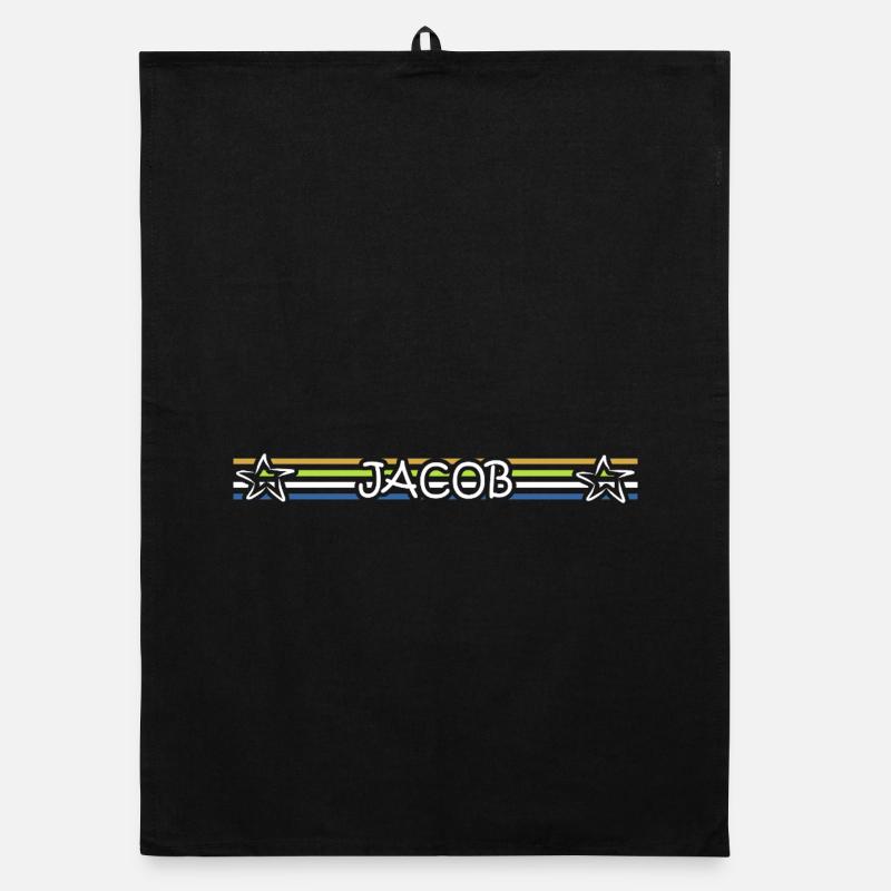Jacob's birthday Organic dish towel