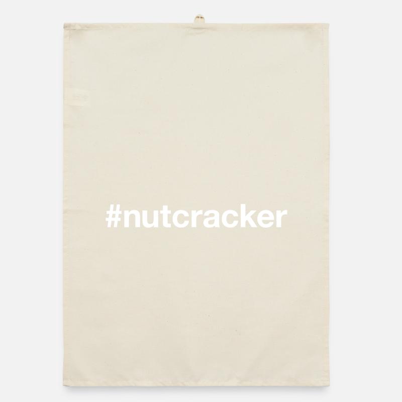 NUTCRACKER Hashtag Organic Geschirrtuch