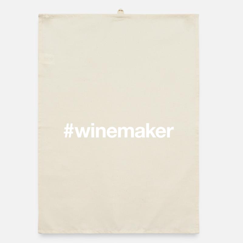 WINEMAKER Hashtag Organic dish towel