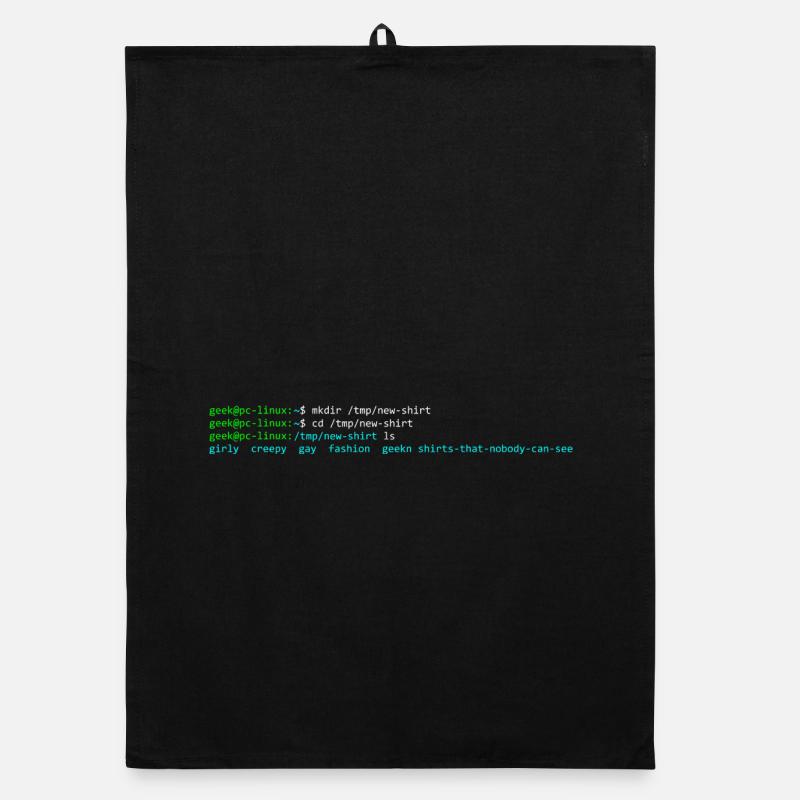 Linux terminal Organic dish towel