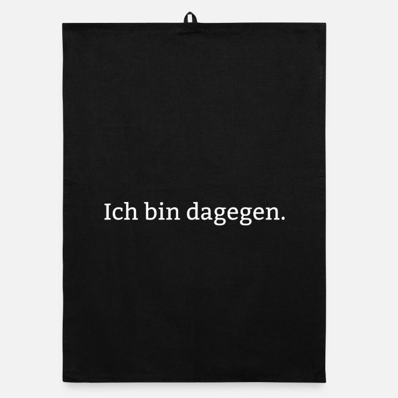I am against it. Organic dish towel