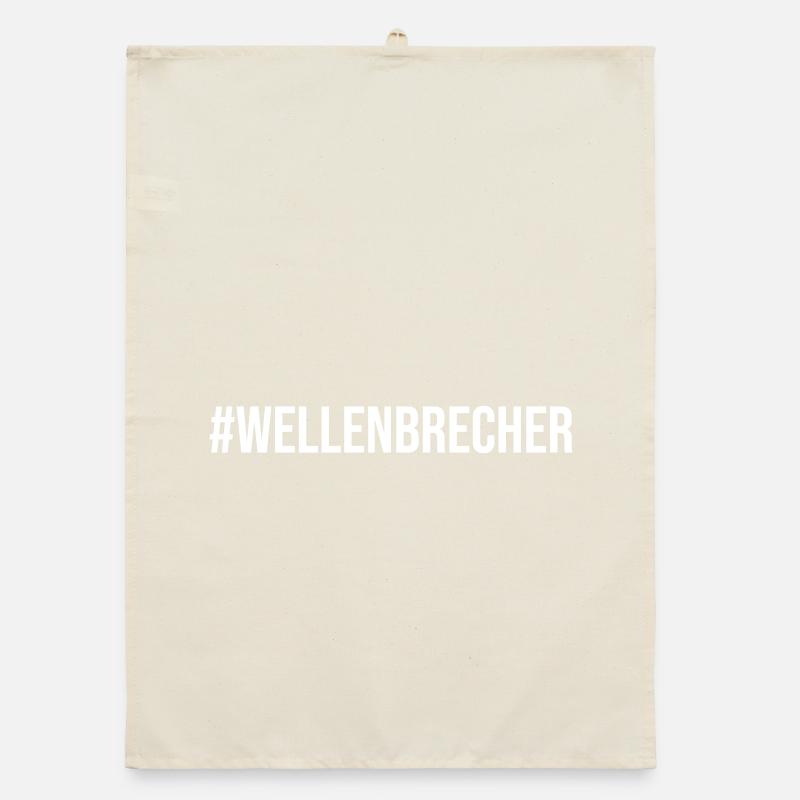 Hashtag Breakwater Design Gift Organic dish towel