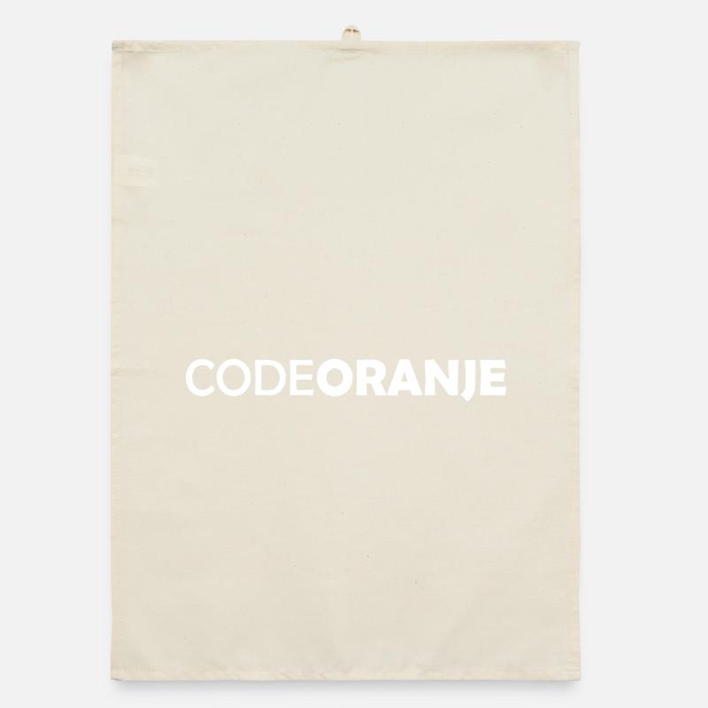Code Oranje - Nederland - Netherlands Niederlande Organic Geschirrtuch