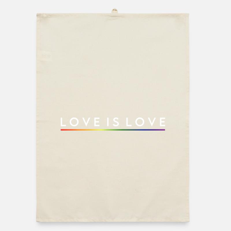 L’AMOUR, C’EST L’AMOUR Torchon bio