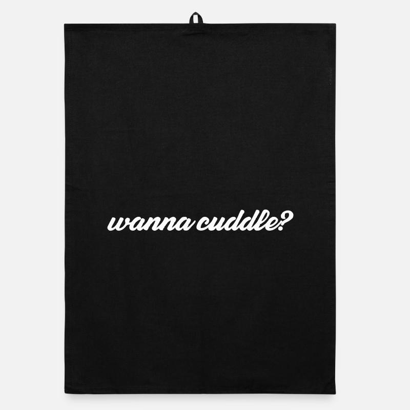 wanna cuddle? Organic Geschirrtuch
