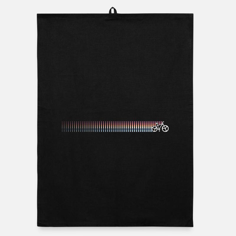 Dégradé code-barres Sunset Torchon bio