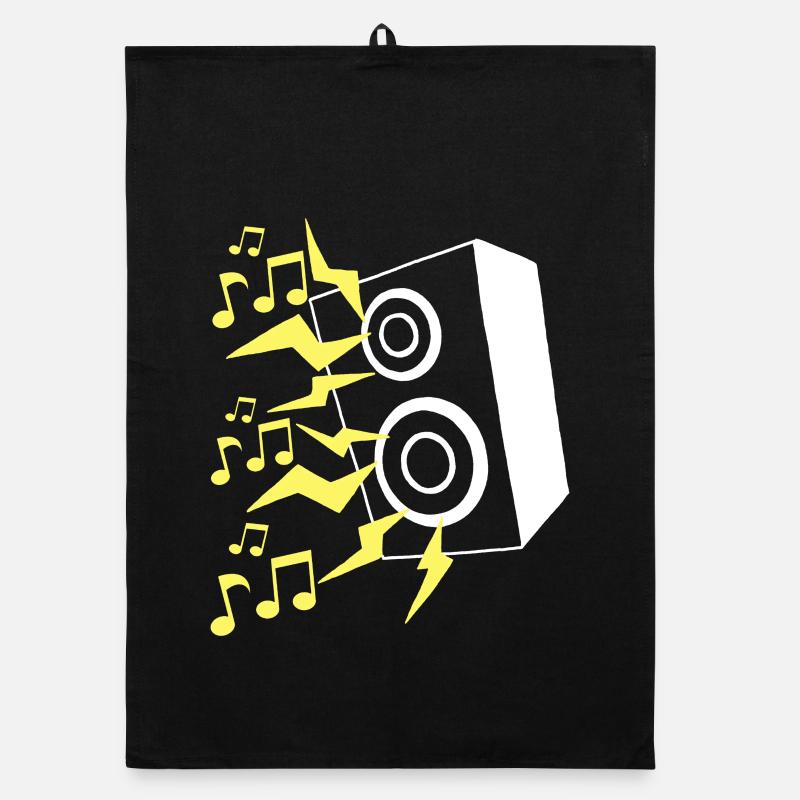 Speaker and music Organic dish towel