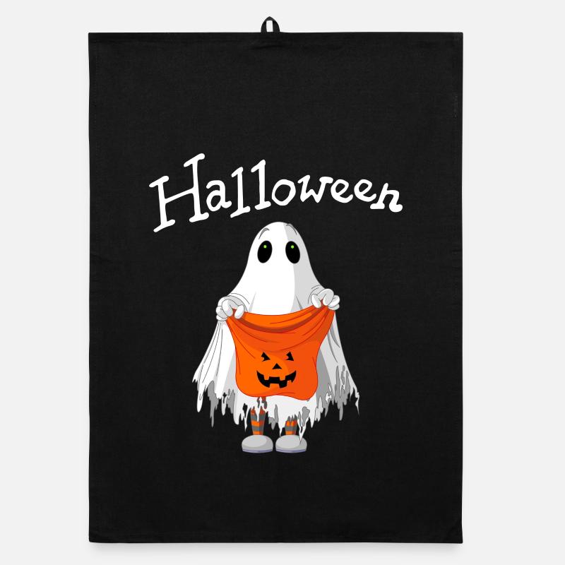 Halloween, Geist, Halloween-Party Organic Geschirrtuch