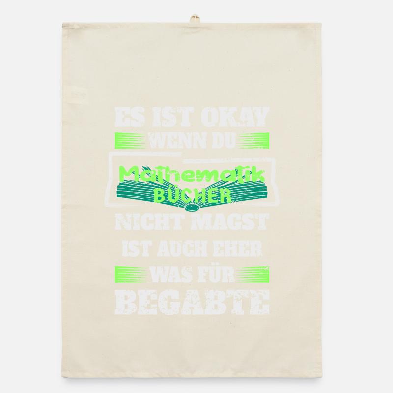 Math Books Organic dish towel