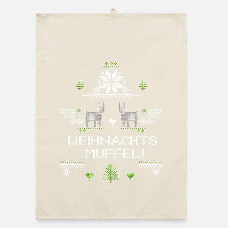 Noël , Noël moche Torchon bio