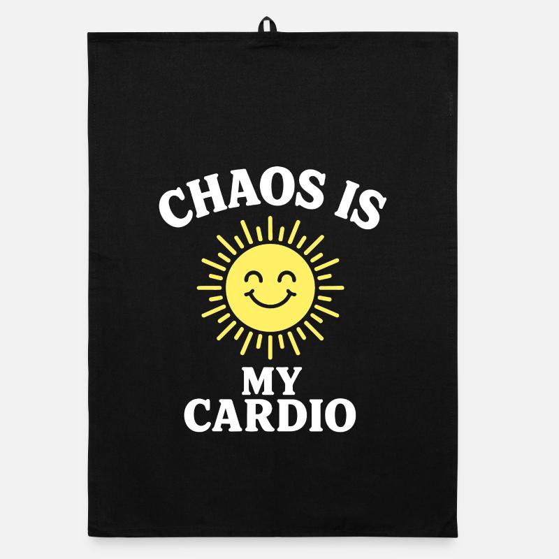 Chaos est mon drôle de discours cardio Torchon bio