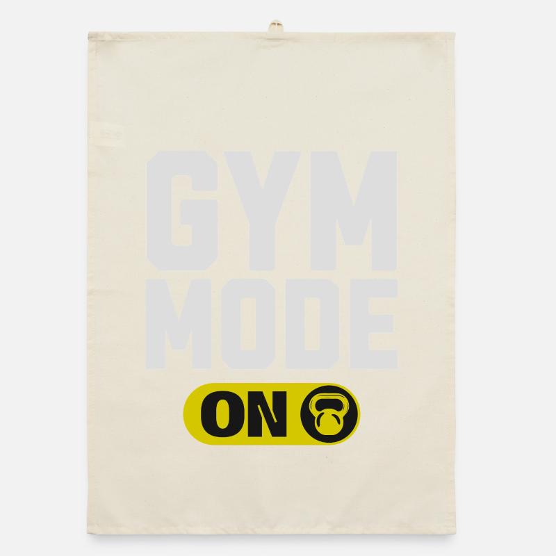 Mode Gym sur Graphique Torchon bio