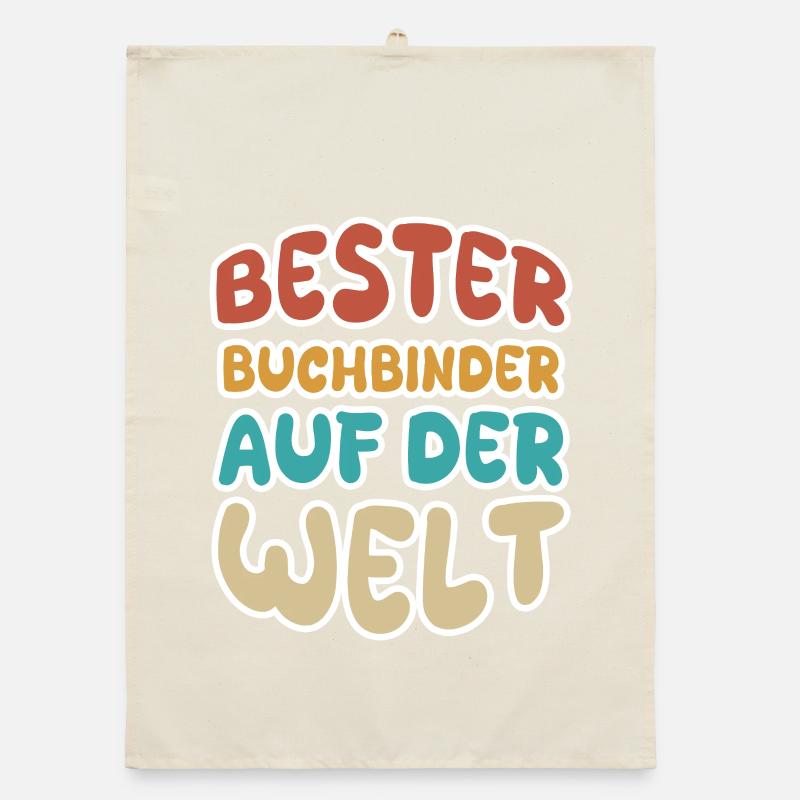 Buchbinder als Beruf Organic Geschirrtuch