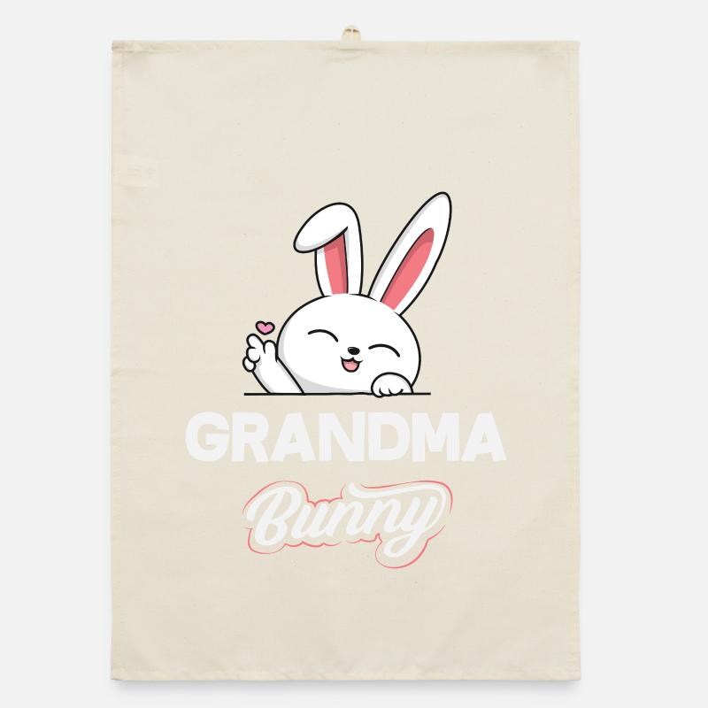 Happy Easter Sweet Easter Bunny Egg Hunt Easter Eggs Organic dish towel