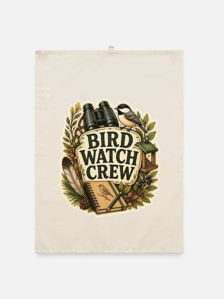 BIRD WATCH CREW Clouds - Organic dish towel - nature - Front