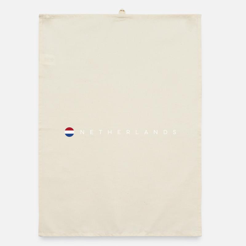 Drapeau des Pays-Bas Torchon bio