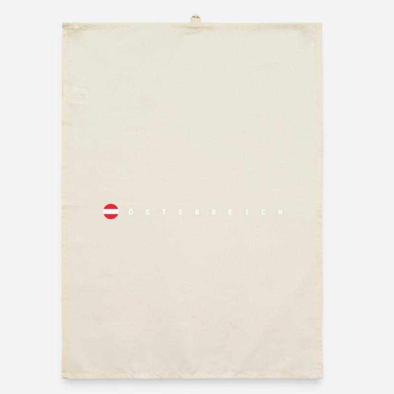 osterreich flag Organic dish towel