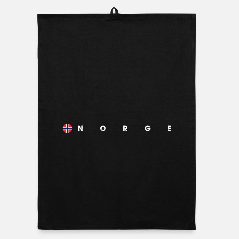Flagge von Norge Organic Geschirrtuch