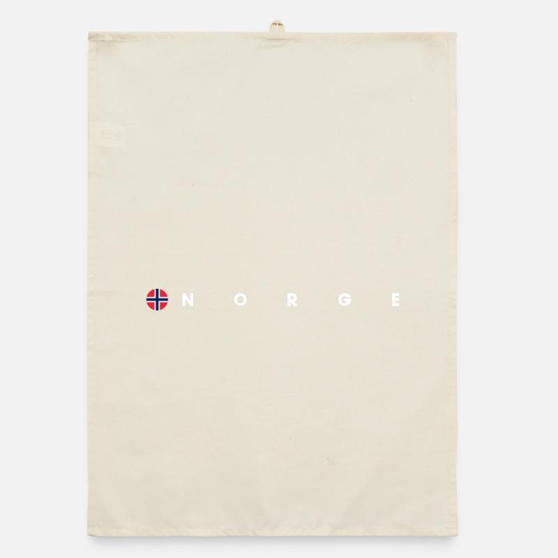 Norge flag Organic dish towel
