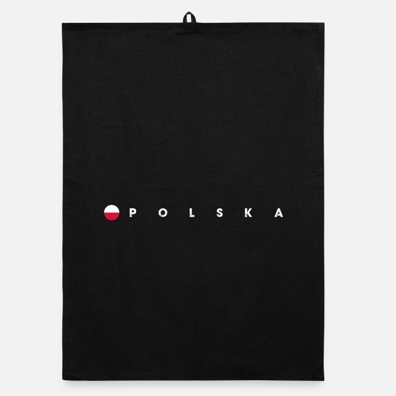 Polska flag Organic dish towel