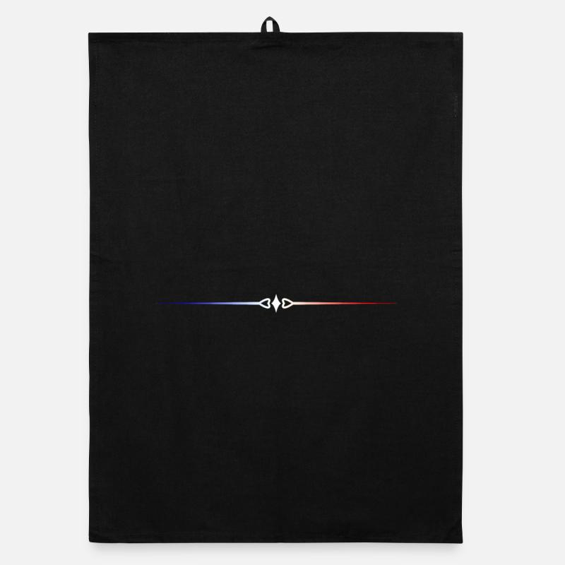 drapeau français Torchon bio
