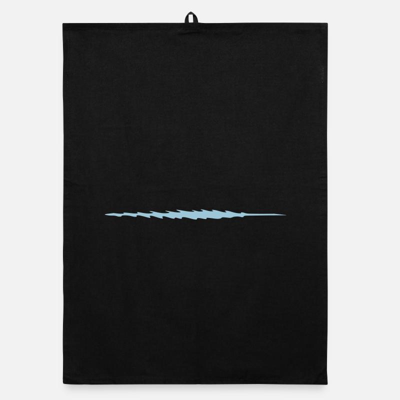 Harpoon - dash - strip - lance Organic dish towel