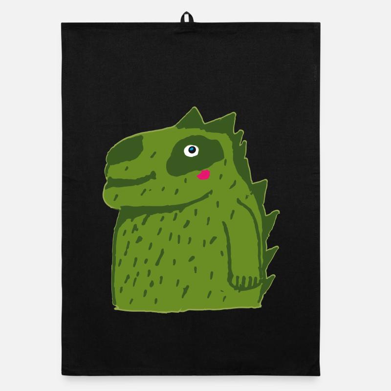 petit crocodile mignon Torchon bio