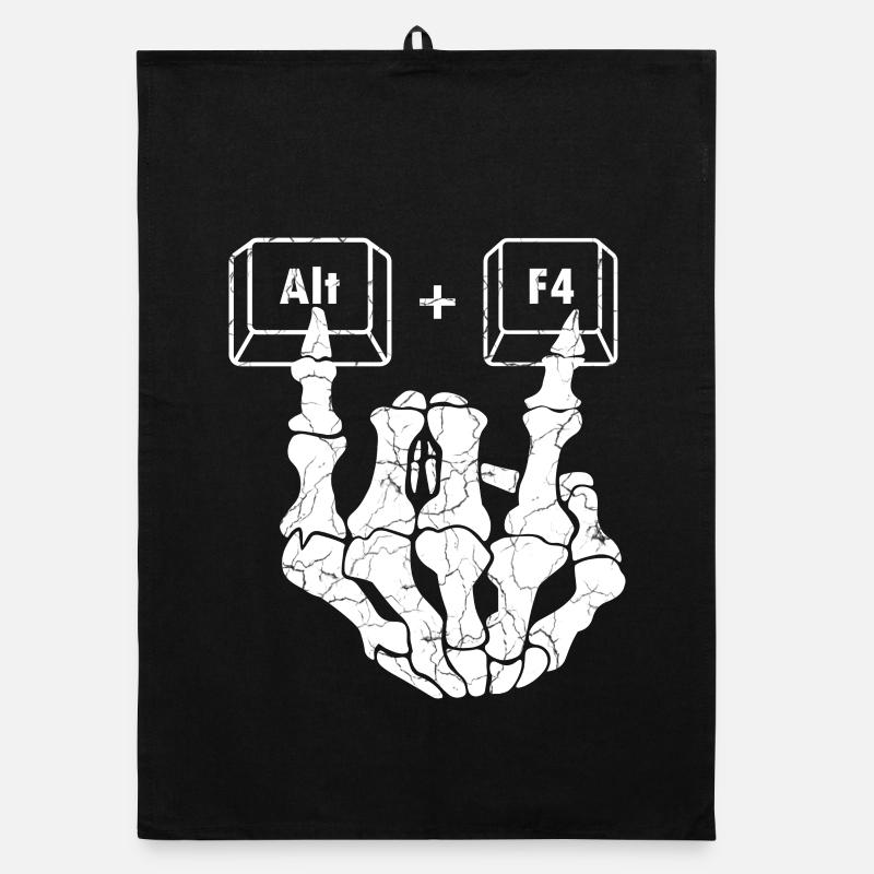 Humorous Anatomy Hand Multiple Choice Organic dish towel