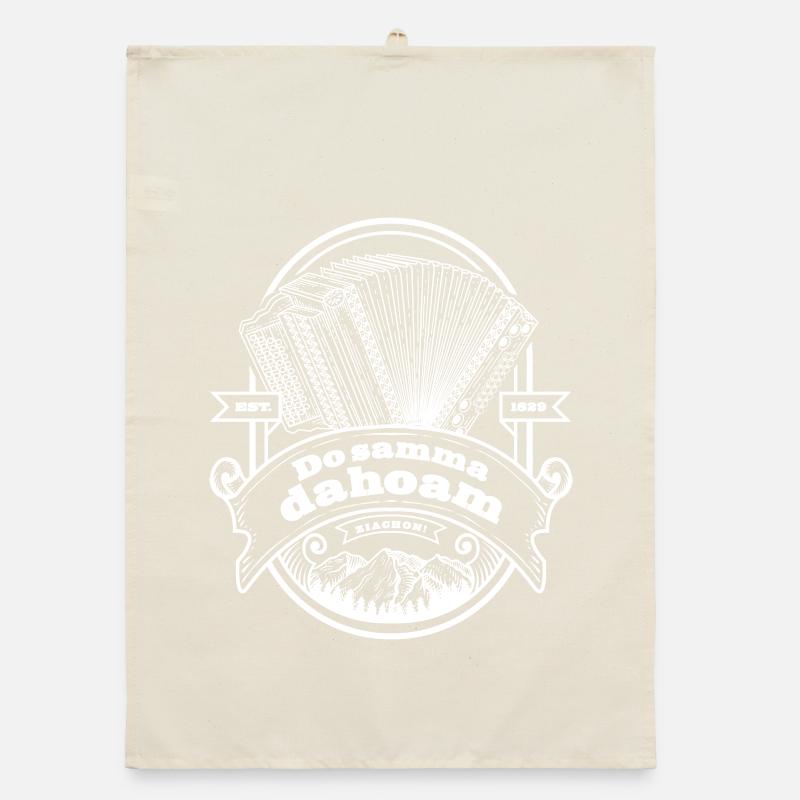 Étiquette Ziach Vintage - Do samma dahoam W | ZiachON Torchon bio