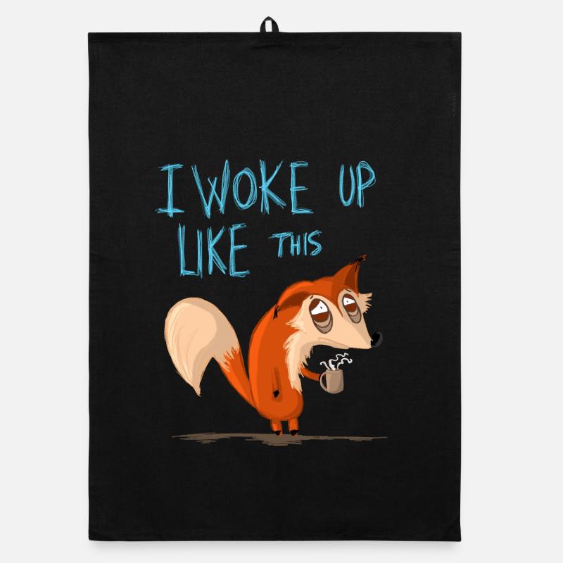 Ich bin so aufgewacht Organic Geschirrtuch