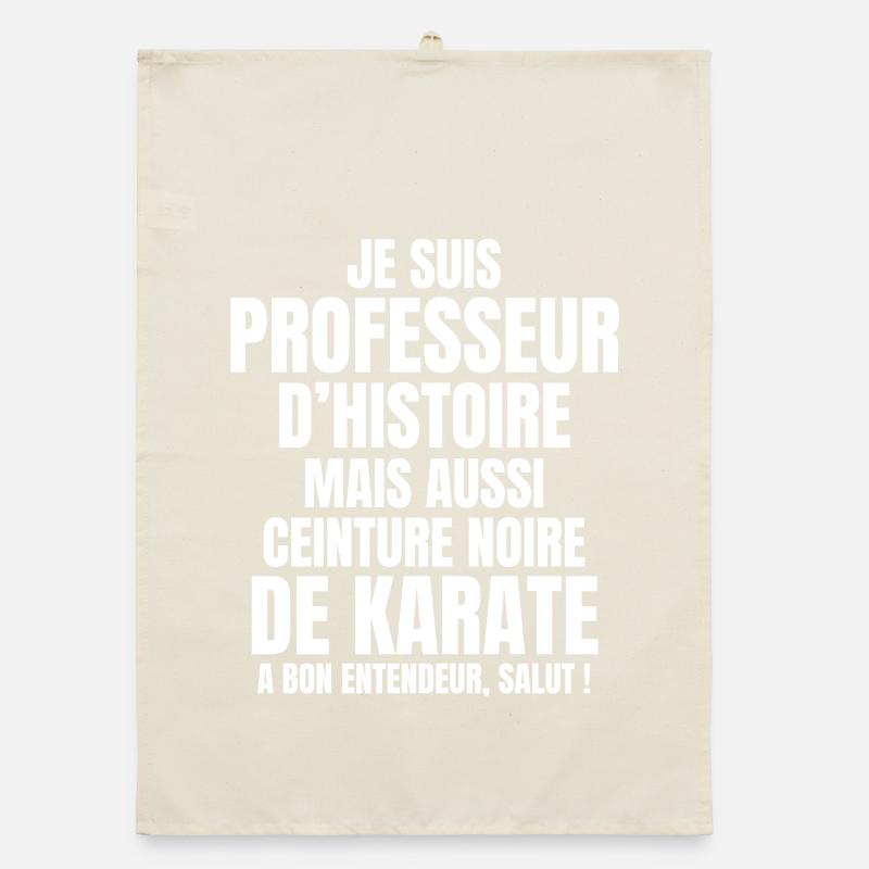 professeur, enseignant, professeur d'histoire Torchon bio