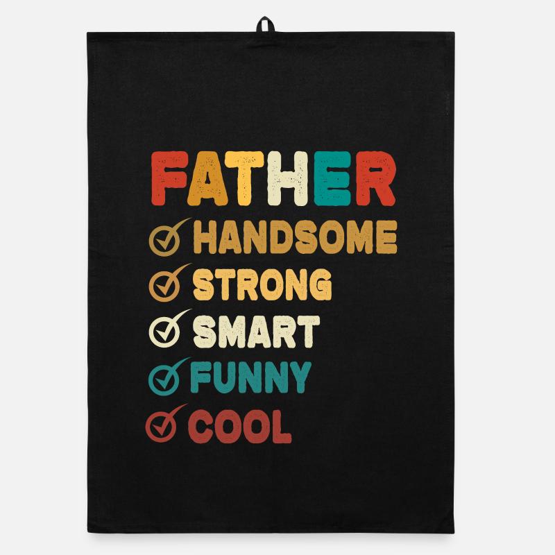 Dad Father Father's Day Organic dish towel
