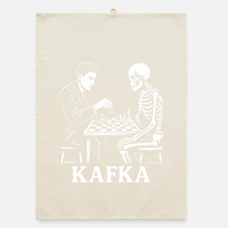 Kafka Skeleton Echecs Duel Torchon bio
